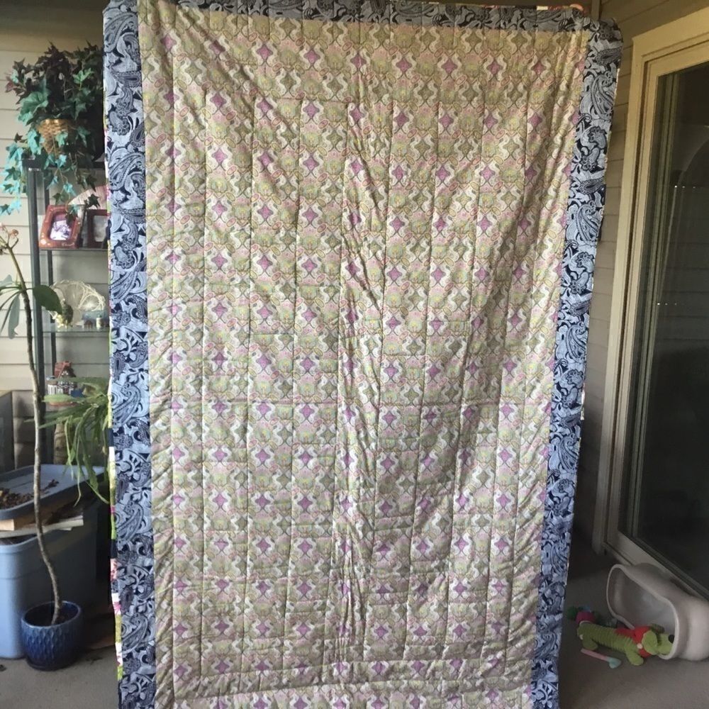 Handmade Quilt 46” x 77” - Picture 11 of 15